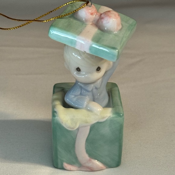 Enesco Precious Moments Brighten Up Collection Porcelain Ornaments 3-Piece Set - Picture 6 of 15